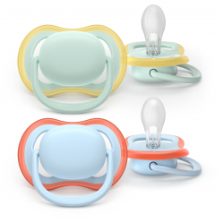Philips Avent - Ultra air soother, 0-6m,  Light green/light blue - Baby and Children