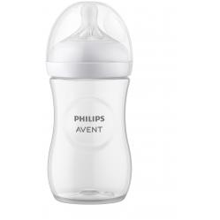 Philips Avent - Baby Bottle, 1 Bottle, 9oz/260ml, medium Flow Nipple, 3-6m - Baby and Children