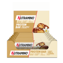 Nutramino - 12x Proteinbar Vanilla Caramel 55g - Health and Personal Care