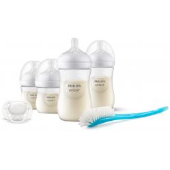 Philips Avent - Natural Response + 4 Bottles + ultra soft pacifier + Bottle brush - Baby and Children