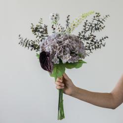 Scandinavian Collection - Large bouquet - Purple - Large - Home and Kitchen