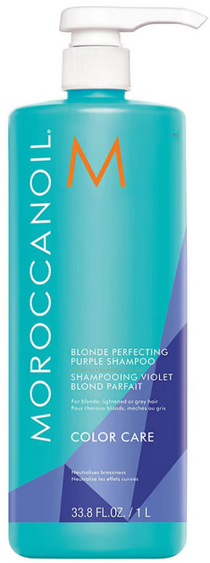 MOROCCANOIL - Blonde Perfecting Purple Shampoo 1000 ml - Beauty