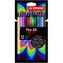Stabilo - Pen 68 Arty, 12 pcs (204045) - Toys