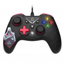 Freaks And Geeks - Assassins Creed - Wired Controller 3M Cable - PC (Black and Red) - PC