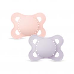 MAM - Orig Silk Pacifiers - Pink - 0-6 months - Baby and Children