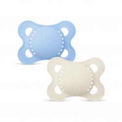 MAM - Orig Silk Pacifiers - Blue - 0-6 months - Baby and Children