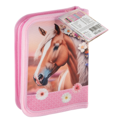 Moxy - Horse filled pencil case, 20x13.5cm, 28 pcs: felt tip pens (190004) - Toys