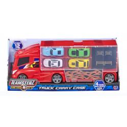 Teamsterz - Metro City Truck Carry Case With 4 Cars - Toys