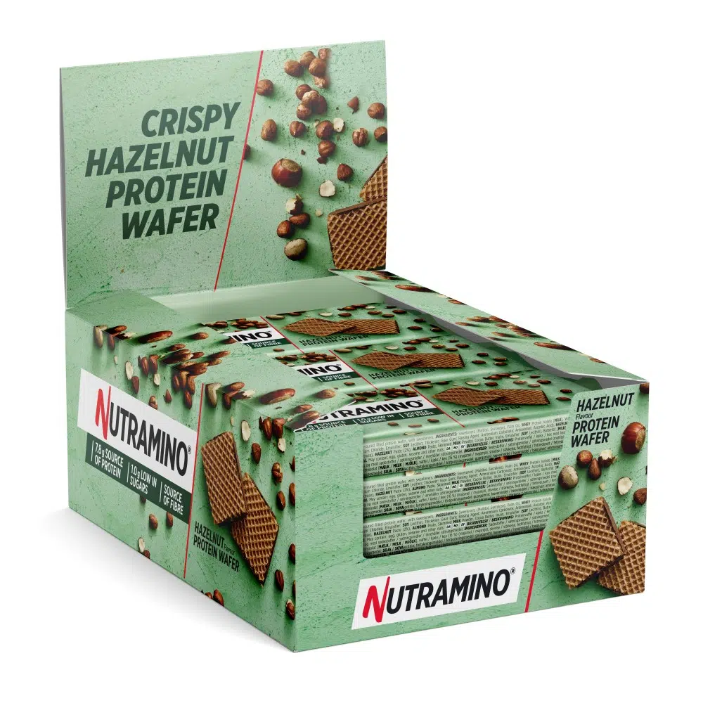 Nutramino - 12x Protein Wafer - Hazelnut 39g - Health and Personal Care