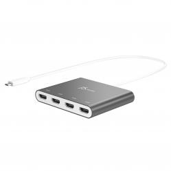 J5create - USB-C To 4 Port HDMI Multi Monitor Adapter - Computers
