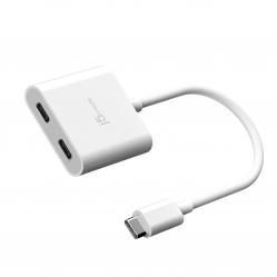 J5create - USB-C To Dual USB-C With Video Or Power Delivery - Computers