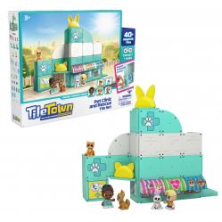 Tile Town - Veterinary Clinic, Magnetic Building Kit (90306) - Toys