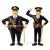 Pippi Longstocking - Constable Kling and Constable Klang Figures (18100) - Toys