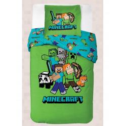 Bed Linen - Adult Size 140 x 200 cm - Minecraft Classic Crew (1029463) - Baby and Children
