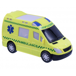 Motor 112 - Ambulance bump ’n go with light and sound - Toys
