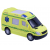 Motor 112 - Ambulance bump ’n go with light and sound - Toys