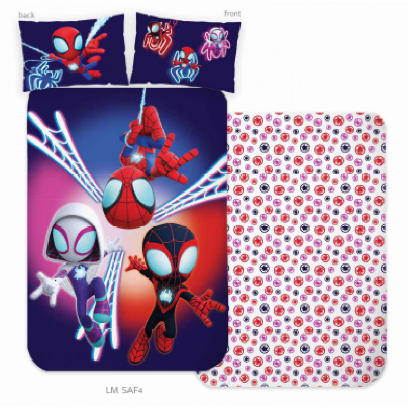 Bed Linen - Junior Size 100 x 140 cm - Spidey (1029381) - Baby and Children