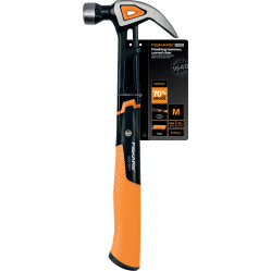 Fiskars - IsoCore Finishing Hammer - Curved - 16 oz/13.5" - Tools and Home Improvements