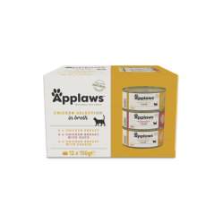 Applaws -  Multipack Chicken selection in broth - 12x156g - Pet Supplies