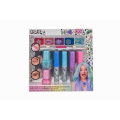 Create It! - Makeup Set Glitter Mermaid, 7 pcs (84141V2) - Toys