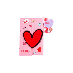 Create It! - Makeup Book Magnet Closure Heart (884526) - Toys