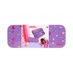 Create It! - 3 Layered Makeup Tin Purple (884504B) - Toys