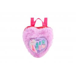 Create It! - Makeup Set In Fluffy Backpack Love Purp (841009B) - Toys