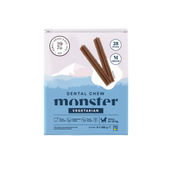 Monster Pet Food - Dog Dental Chew Vegetarian - Medium - 720 g (28 pcs) - Pet Supplies