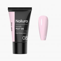 Nailura - Poly Gel 8 - Baby Pink - 30 ml - Beauty