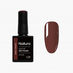 Nailura - Gel Polish 129 - Ebony Brown - 10 ml - Beauty