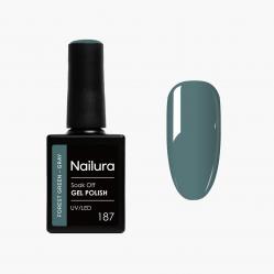 Nailura - Gel Polish 187 - Forest Green Gray - 10 ml - Beauty