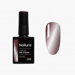 Nailura - Gel Polish 288 - Dark Taupe Gray - Metallic Shine - Beauty