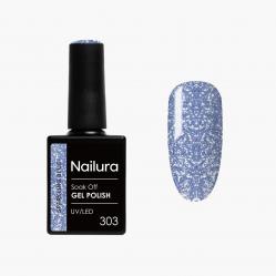 Nailura - Gel Polish 303 - Sparkling Blue - 10 ml - Beauty