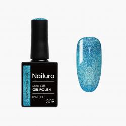 Nailura - Gel Polish 309 - Aquamarine Blue - 10 ml - Beauty