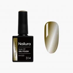 Nailura - Gel Polish 314 Hazel Cat Gleam - Hazelnut Brown - 10 ml - Beauty