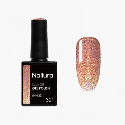 Nailura - Gel Polish 321 - Rust Sparkle - 10 ml - Beauty