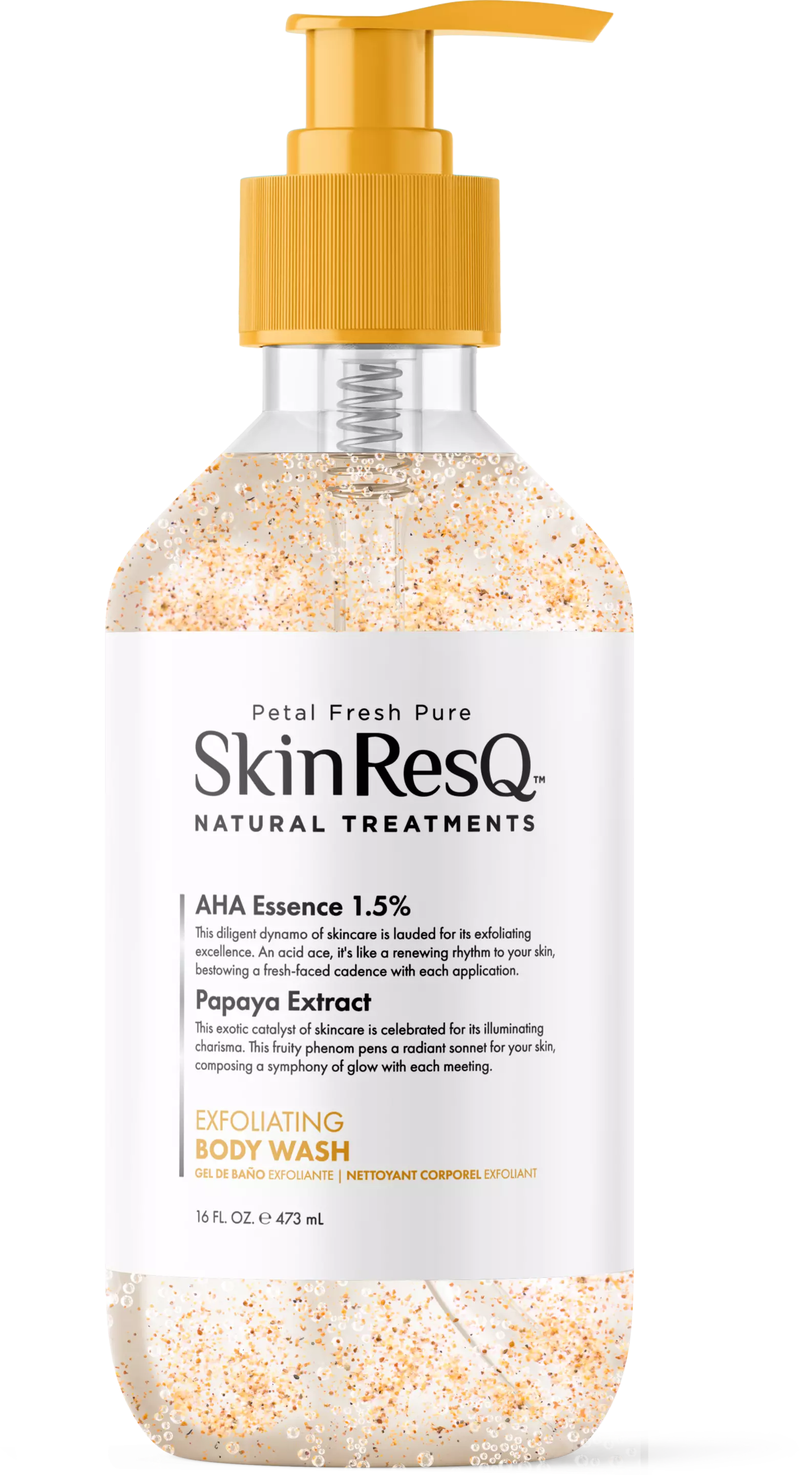 Petal Fresh - Skin ResQ Exfoliating Body Wash - 473 ml. - Beauty