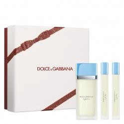Dolce & Gabbana - XMAS Light Blue EDT 50 ml +  EDT 10 ml +  EDT 10 ml - Gift set - Beauty