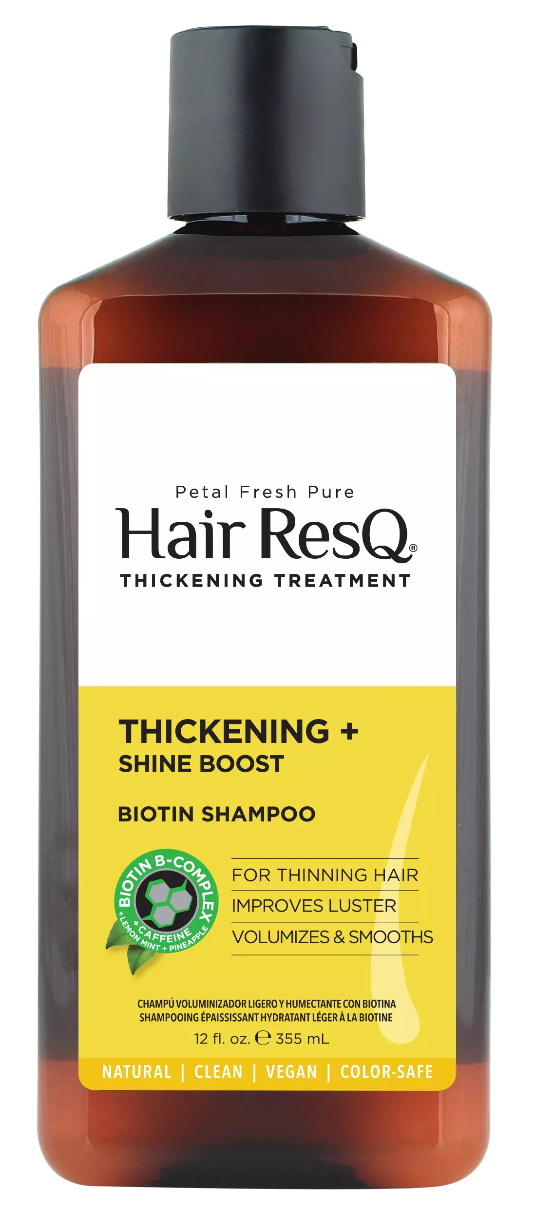 Petal Fresh - Hair ResQ Thickening + Shine Boost Shampoo - 355 ml. - Beauty