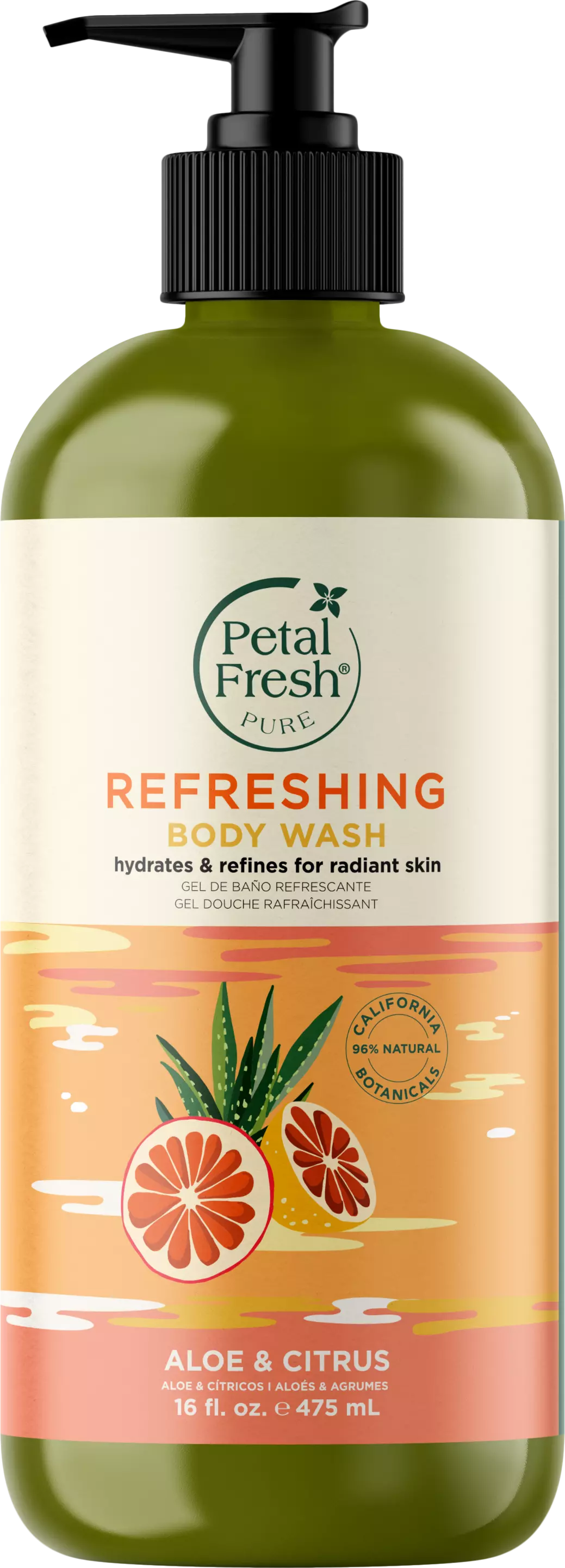 Petal Fresh - Pure Aloe & Citrus Body Wash 475 ml - Beauty