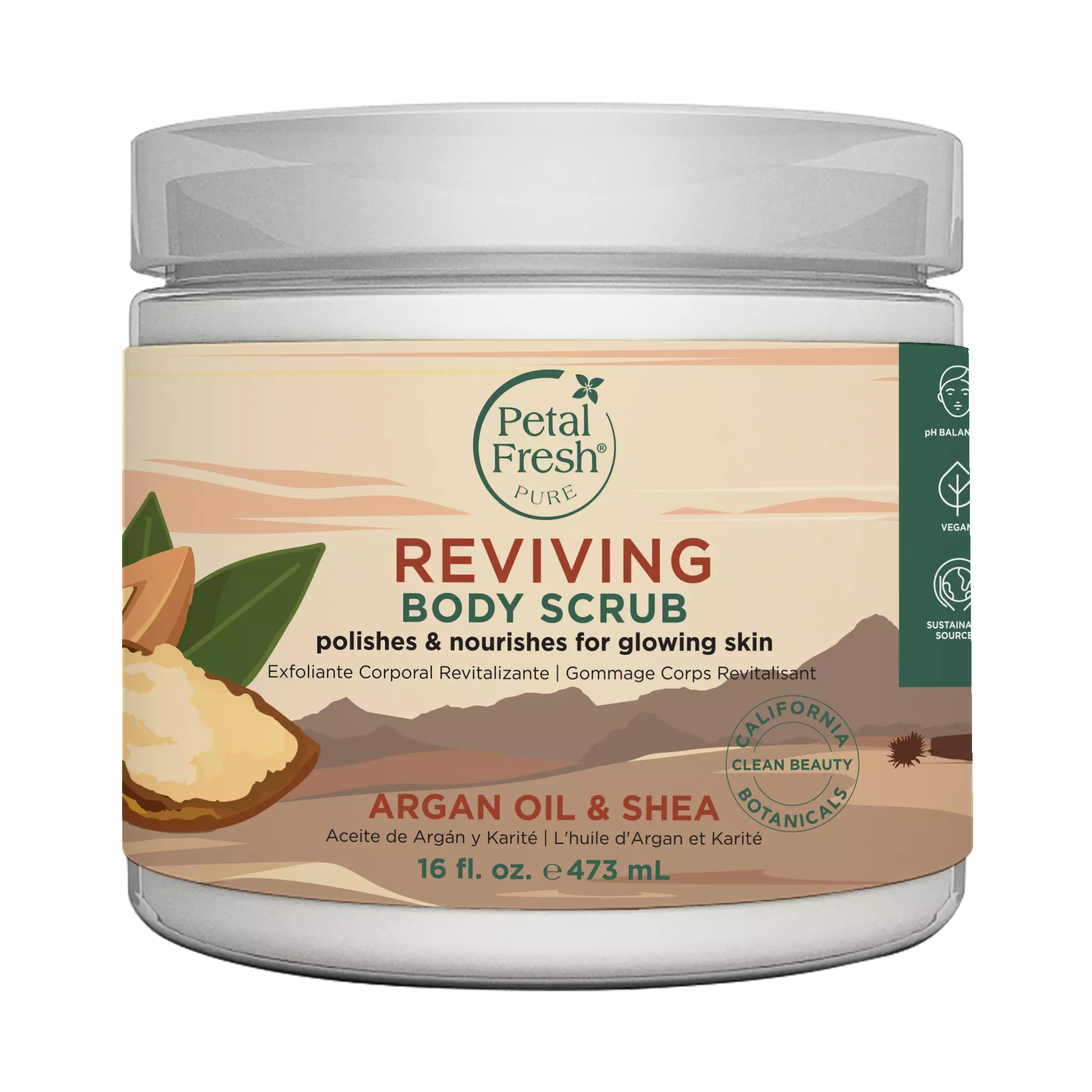 Petal Fresh - Pure Argan Shea Body Scrub - Beauty