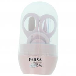 Parsa - 6-piece nail care set for newborns - Pink - Compact - Baby and Children