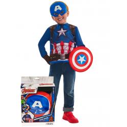 Rubies - Captain America Dress Up Set (104 -116 cm) - Toys