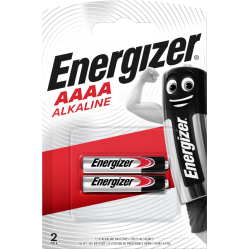 Energizer - Alkaline AAAA 2 Pack Battery - Electronics