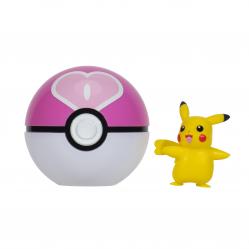 Pokémon - Clip N Go Female Pikachu w. Love Ball (PKW3638) - Toys