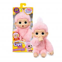 Little Live Pets - My Baby Mini Monkey Pink Lemonz (26764) - Toys