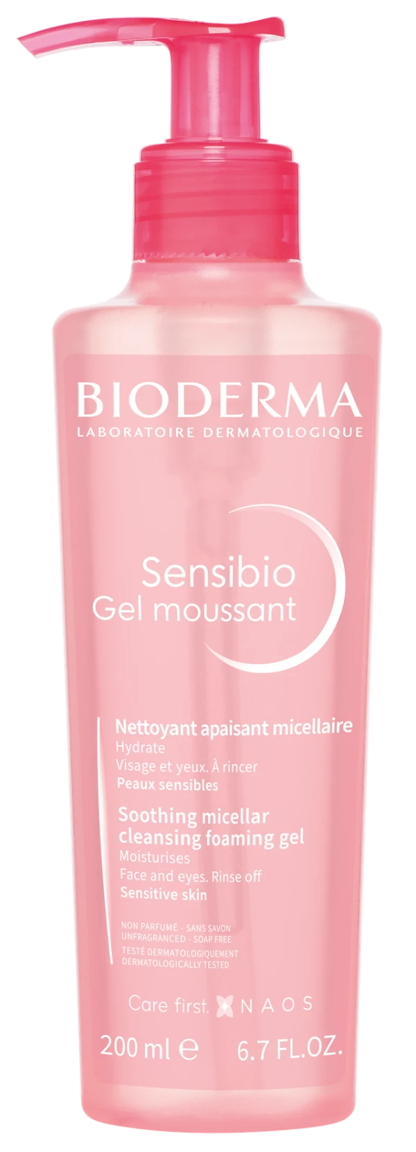 Bioderma - Sensibio Gel Moussant Cleansing Gel 200 ml - Beauty