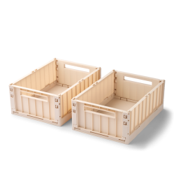 Liewood - Weston Storage Box M 2-pack - Apple blossom - One size - Baby and Children