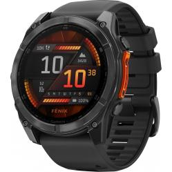 Garmin - Fenix 8 51mm Amoled Spark Orange / Graphite - Electronics