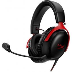 HyperX - Cloud III Wired Black/Red - Electronics